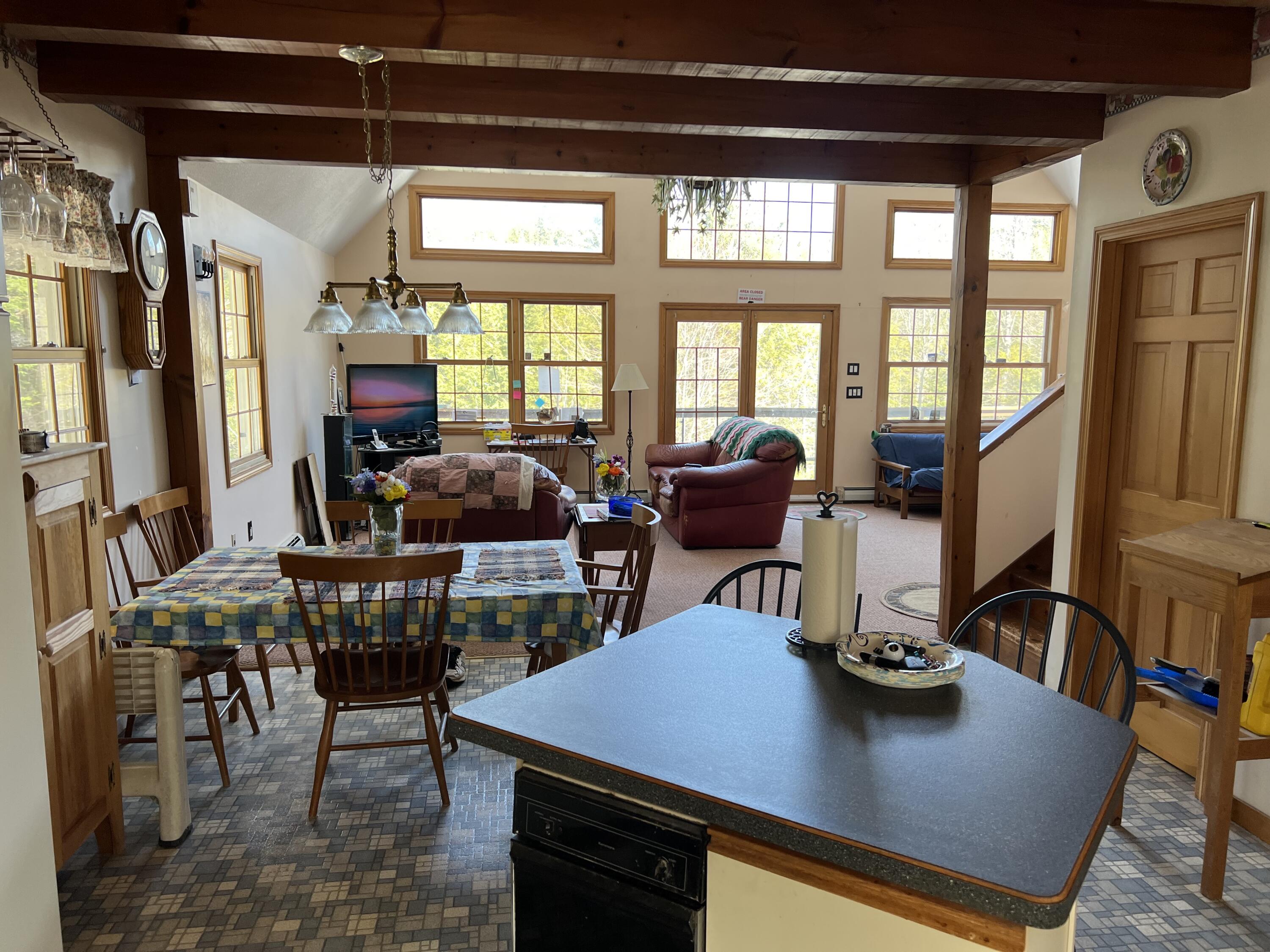 15 Macklin Lane Stoneham, ME 04231 - Photo 5 of 11 Kitchen to living room