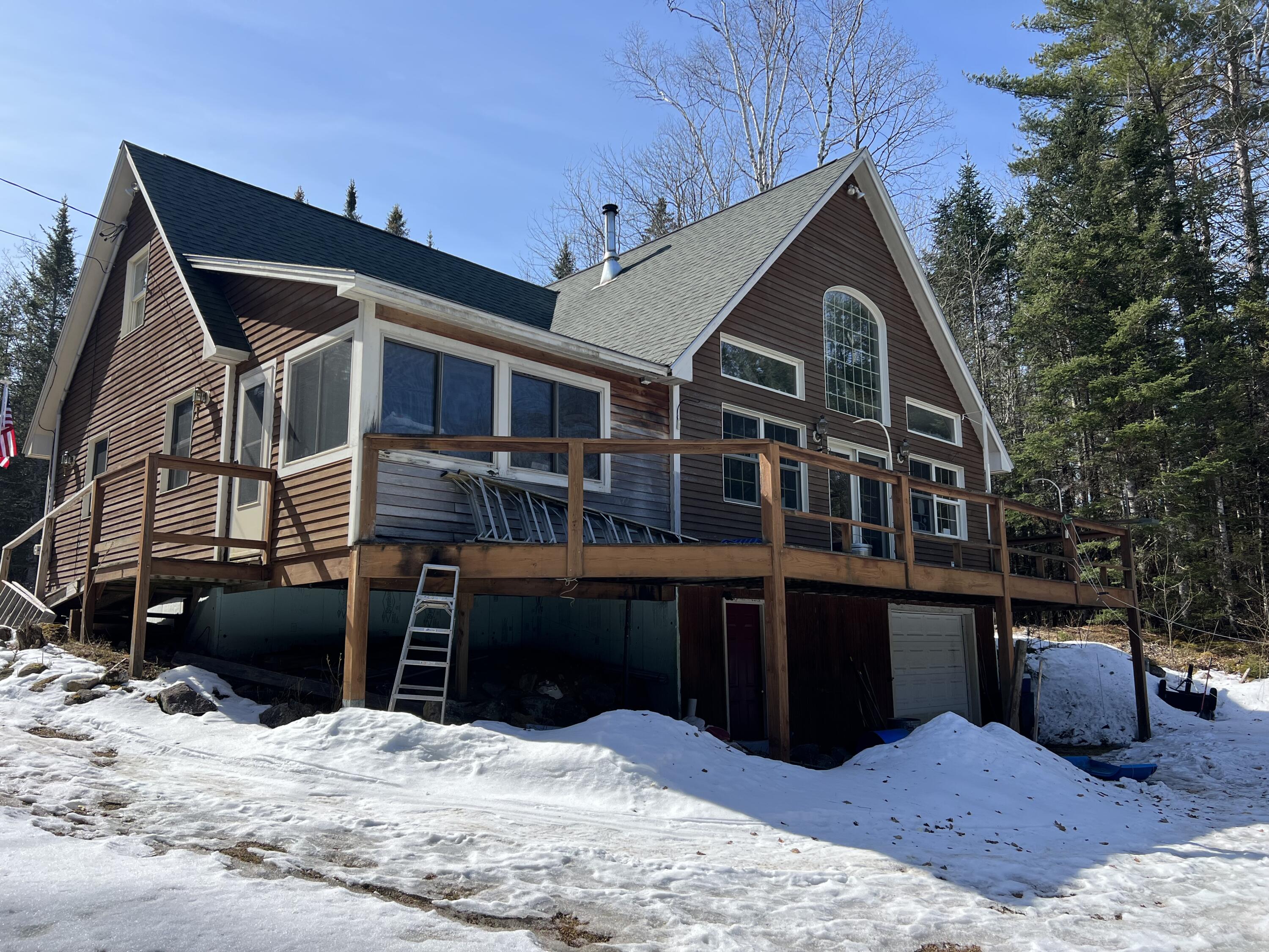 15 Macklin Lane Stoneham, ME 04231 - Photo 8 of 11 Rear of home