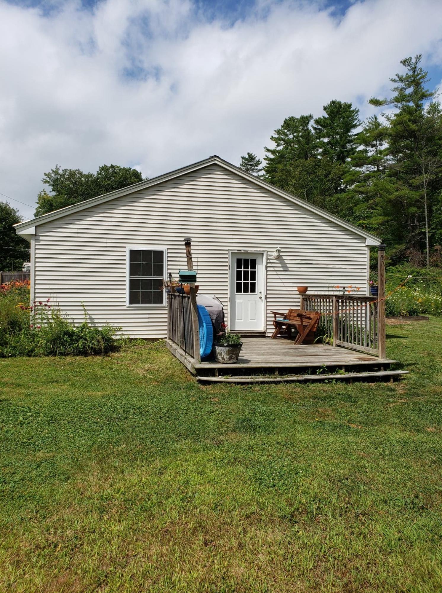274 Libby Hill Road Gardiner, ME 04345 - Photo 6 of 26 Deck off kitchen