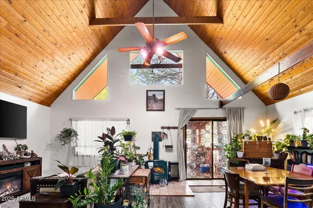 a outdoor living space with furniture