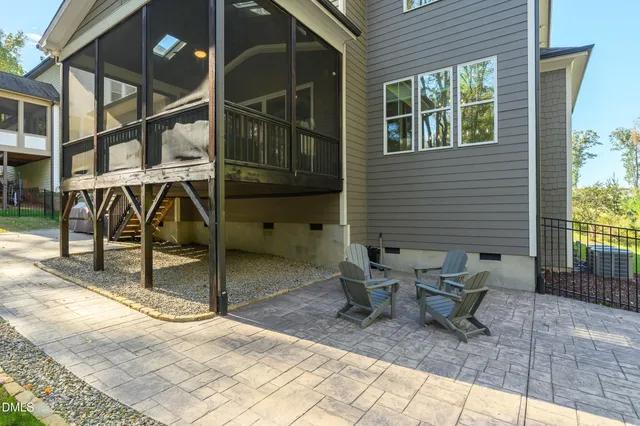 a view of a lake with houses