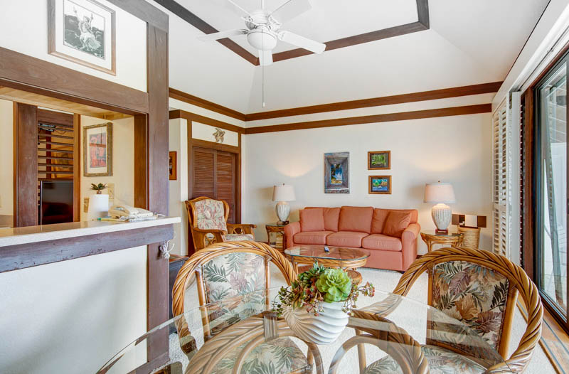 2253 Poipu Road, Unit 178 Koloa, HI 96756 - Photo 7 of 26 a view of a livingroom with furniture and a large window