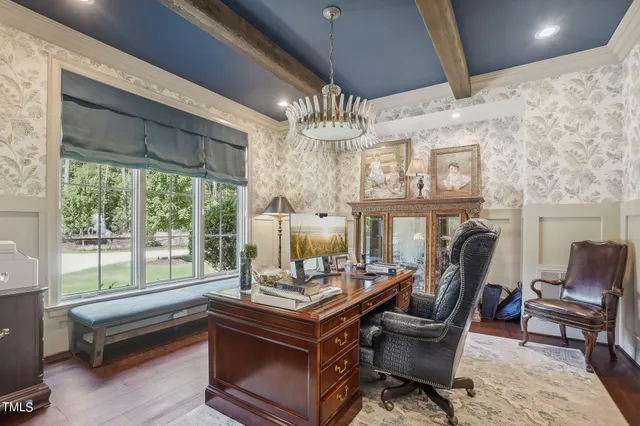 a spacious bathroom with a bathtub and sink