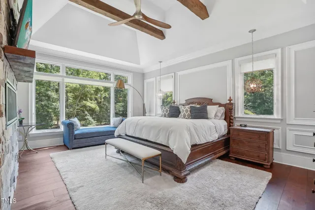 a kitchen with a stove and a refrigerator