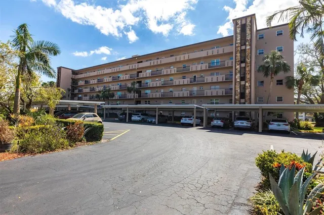 a view of building with outdoor space