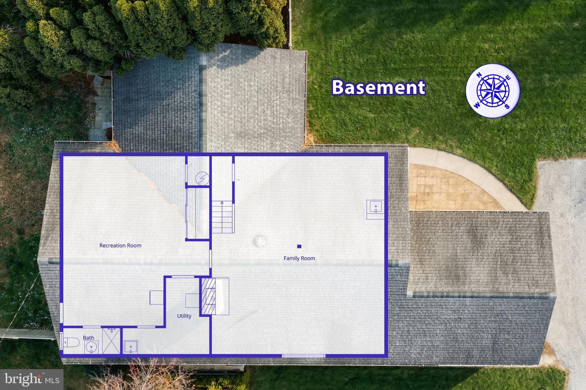 1615 Crestlyn Road York, PA 17403 - Photo 29 of 46 Basement layout showcasing versatile spaces.