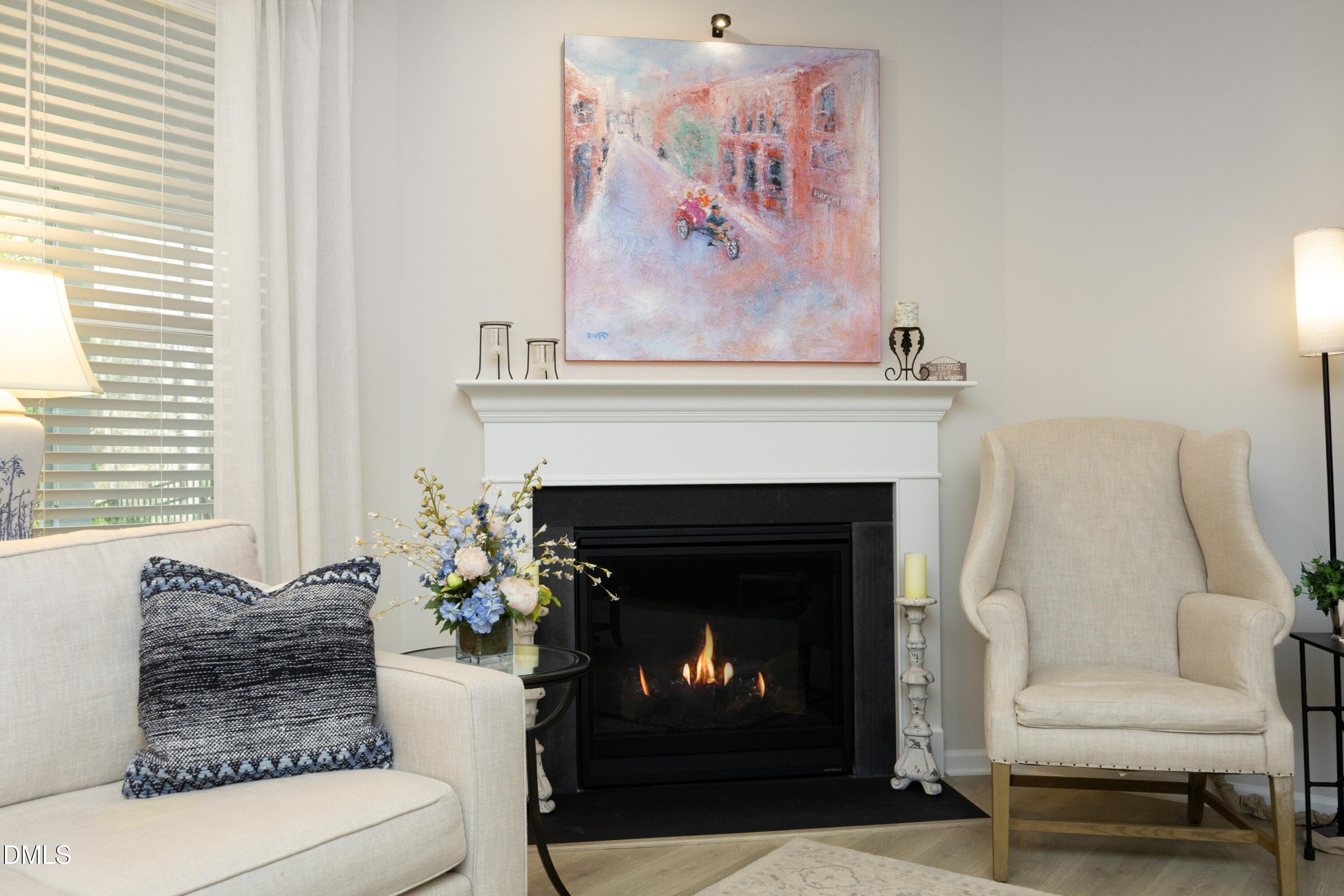 7707 Litcham Drive Raleigh, NC 27615 - Photo 9 of 38 08Fireplace