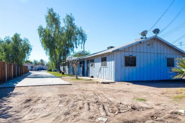 a house with a outdoor space