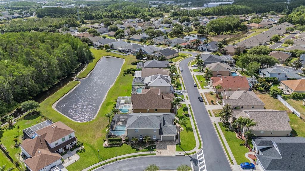 2730 Manning Drive Trinity, FL 34655 - Photo 34 of 43 an aerial view of a residential houses with outdoor space and street view