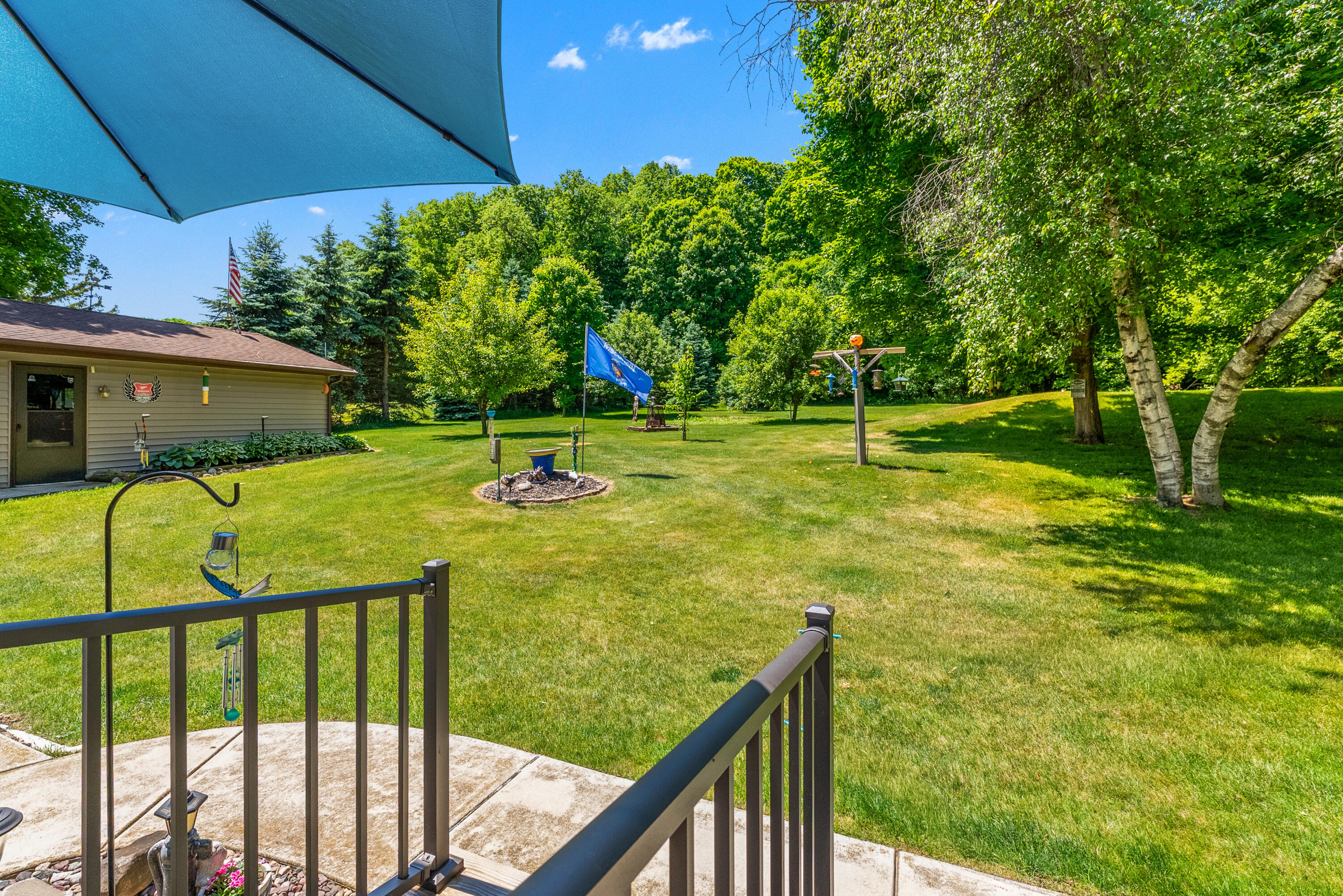 N6814 Sugarbush Road Greenbush, WI 53023 - Photo 8 of 41 Backyard