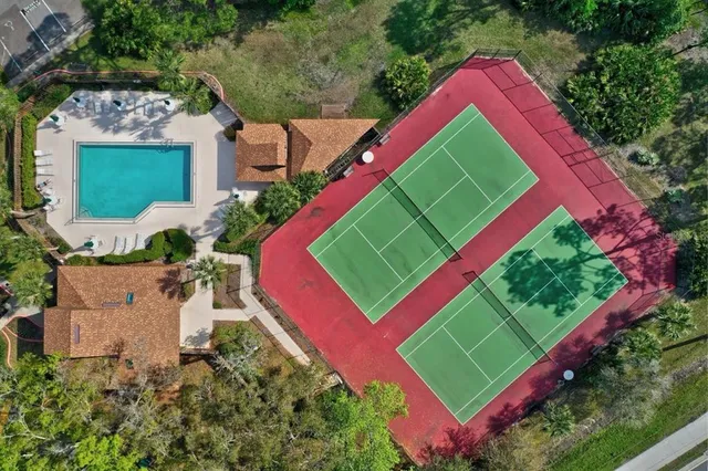 a view of a tennis court