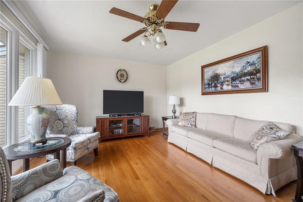 Ceiling fan for added comfort