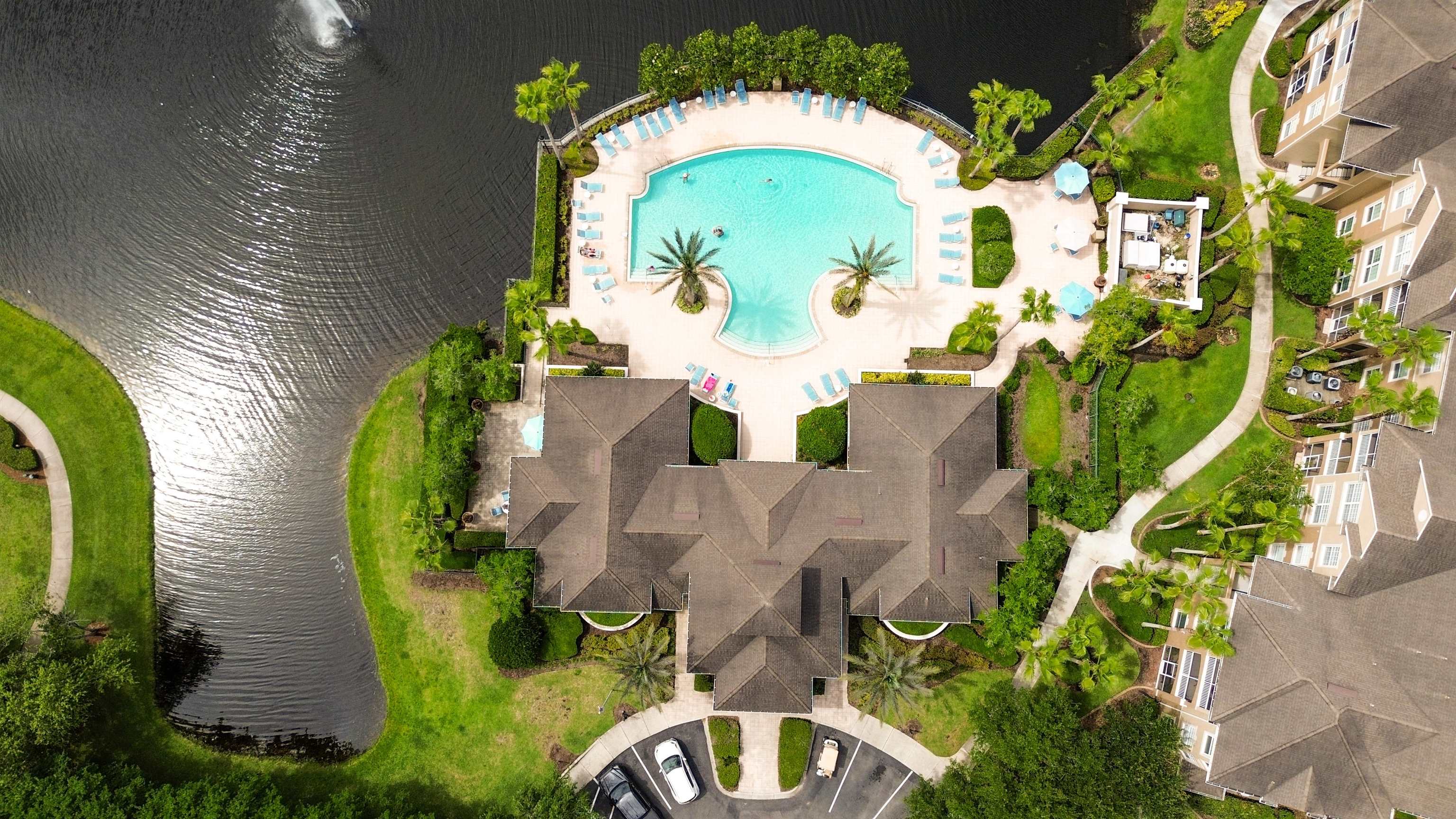 7990 Baymeadows Road, Unit 1114 Jacksonville, FL 32256 - Photo 22 of 30 an aerial view of a house with a swimming pool