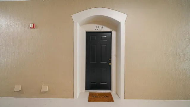 a view of front door
