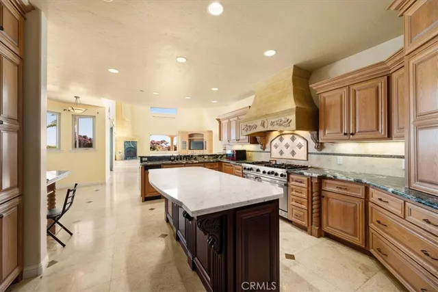 a view of an ocean and beach