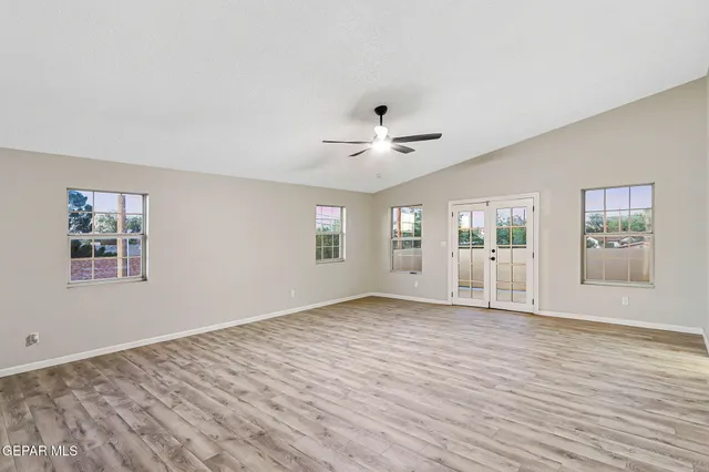 wooden floor in an empty room