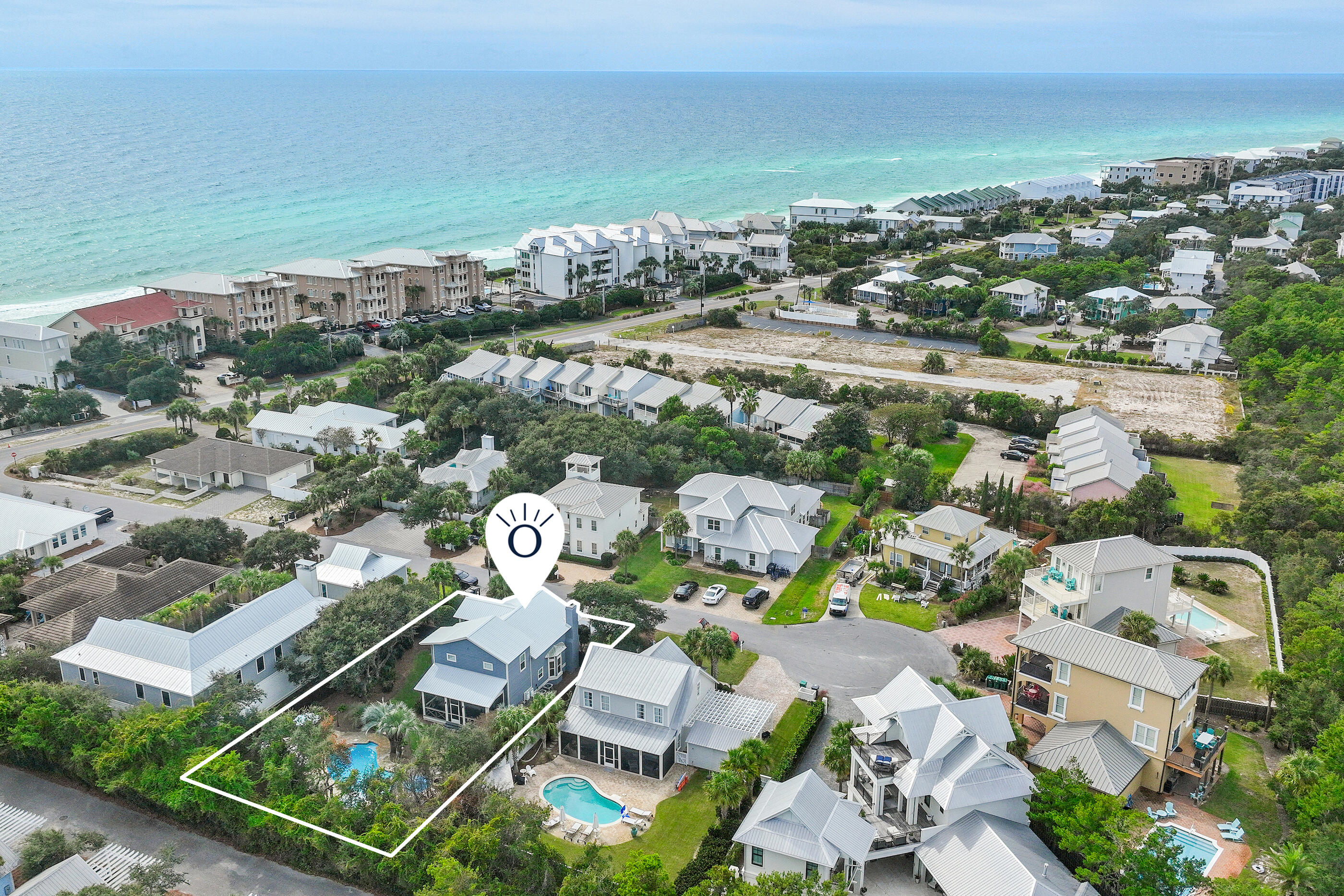78 Pelican Glide Lane Inlet Beach, FL 32461 - Photo 2 of 53 an aerial view of multiple house