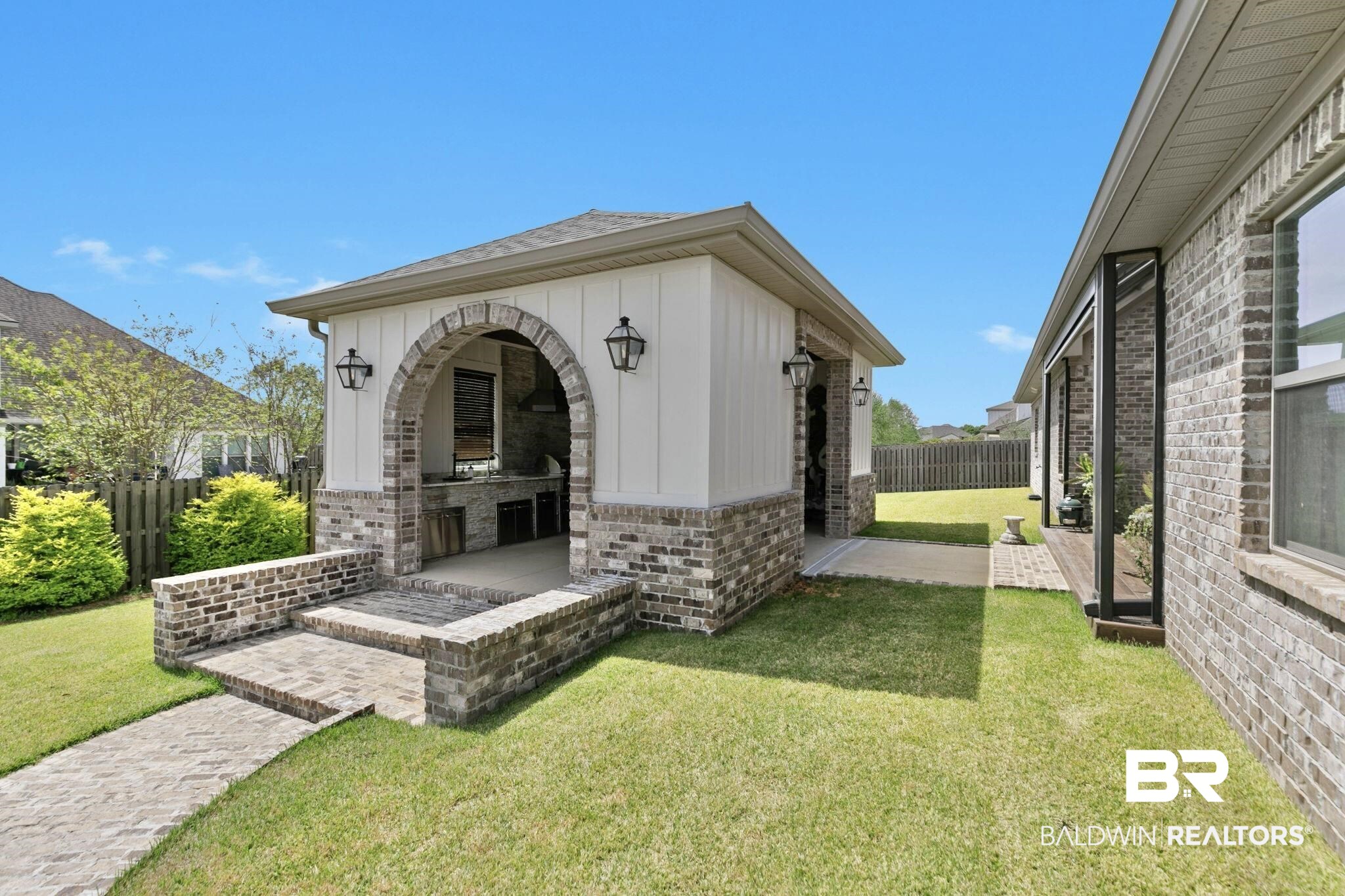 291 Hemlock Drive Fairhope, AL 36532 - Photo 50 of 65 View of outbuilding with a brick fireplace
