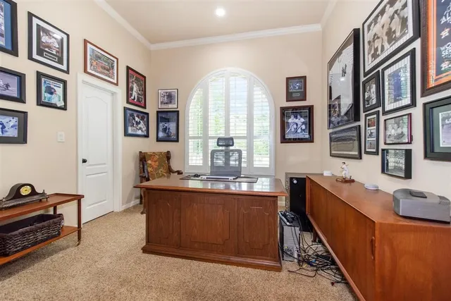 a view of a kitchen with a stove top oven