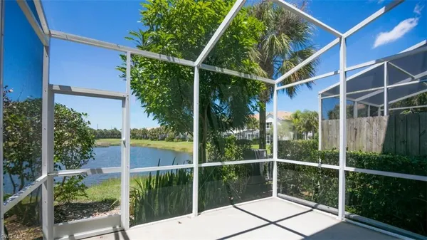 a view of outdoor space with seating area