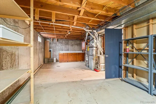 a view of a storage & utility room