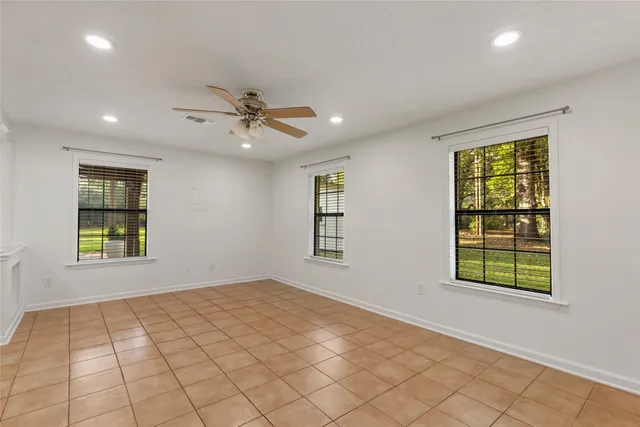 a view of an empty room