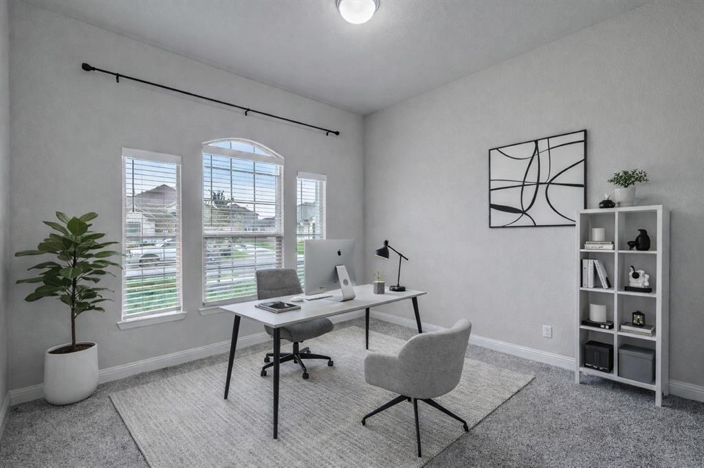 3443 April Breeze Trail Grand Prairie, TX 76065 - Photo 19 of 29 a workspace with furniture and window