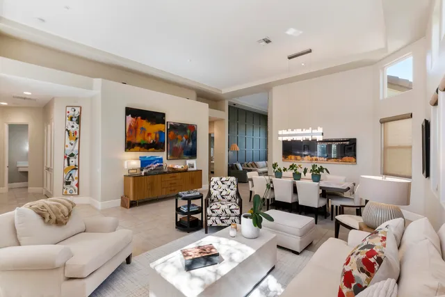 a living room with furniture or couch and a flat screen tv