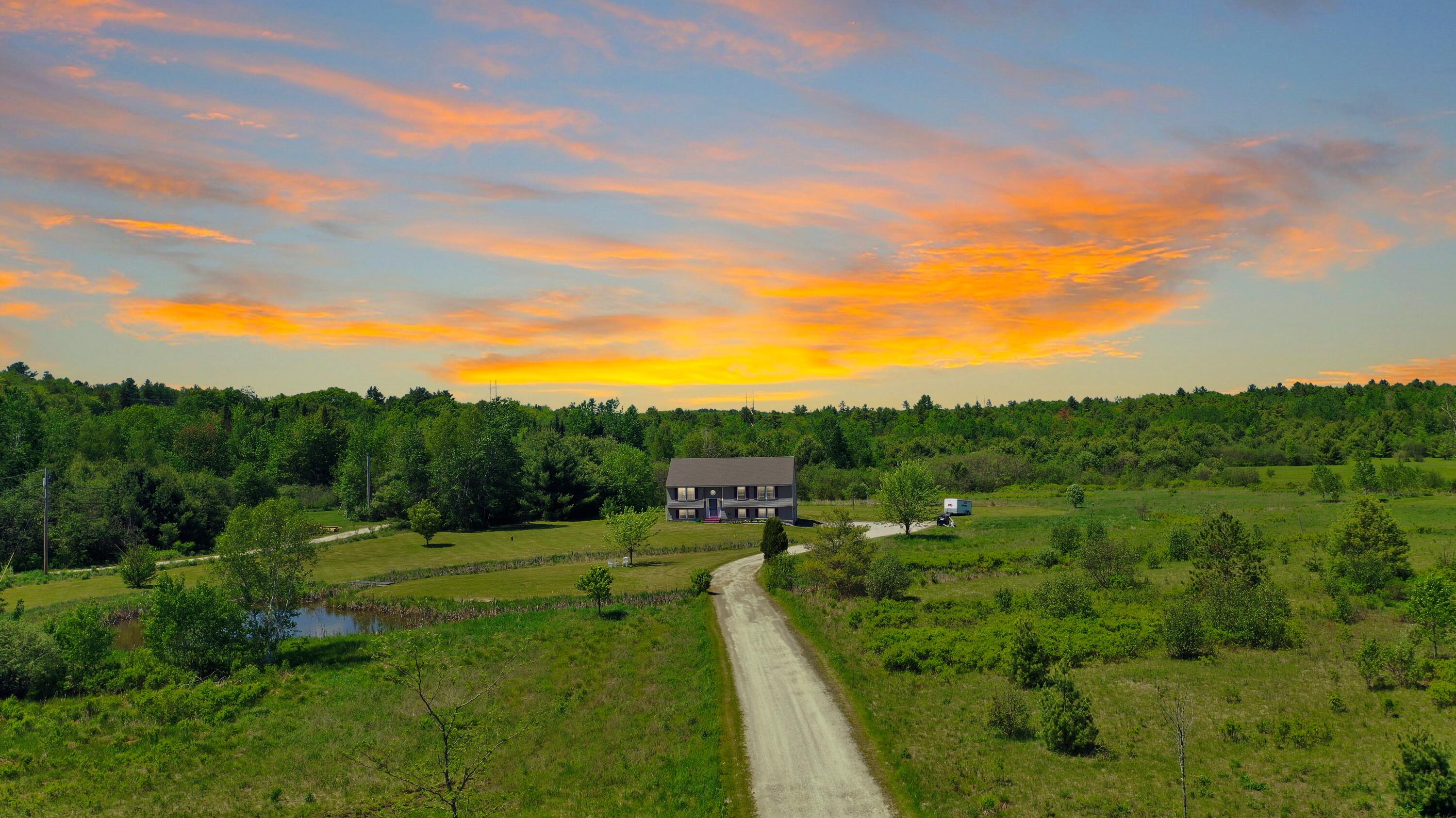 523 Stackpole Road Durham, ME 04222 - Photo 2 of 52 523StackpoleTwilight