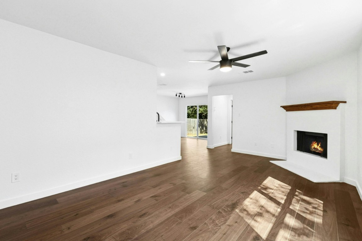 2129 Redwing Way Round Rock, TX 78664 - Photo 9 of 27 a view of a livingroom with a fireplace
