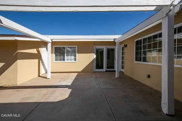 a view of a house with an outdoor space