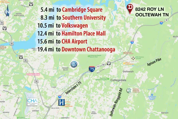 $394,900 | 8242 Roy Lane, Ooltewah, TN 37363