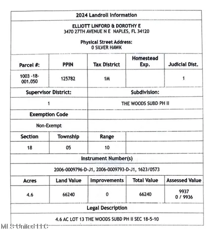 $90,000 | Lot #13 Silver Hawk, Saucier, MS 39574