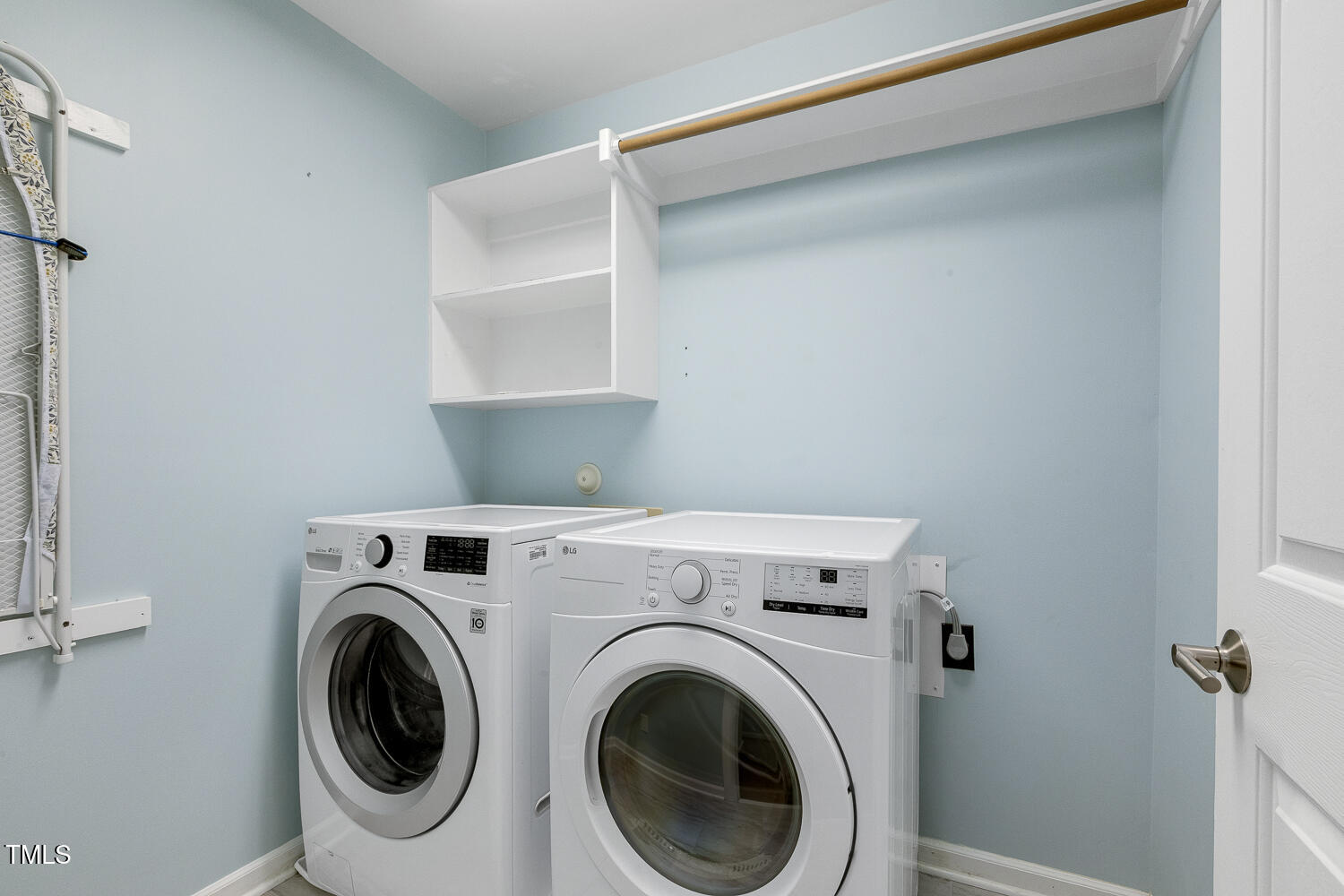 110 Felspar Way Cary, NC 27518 - Photo 44 of 71 a utility room with dryer and washer