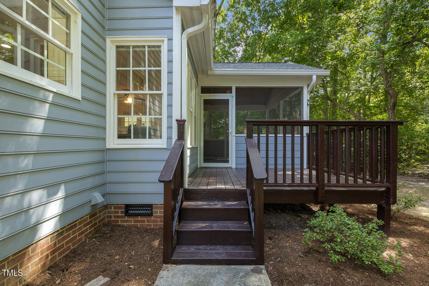110 Felspar Way Cary, NC 27518 - Photo 53 of 71 a view of a house with wooden floor and a chair