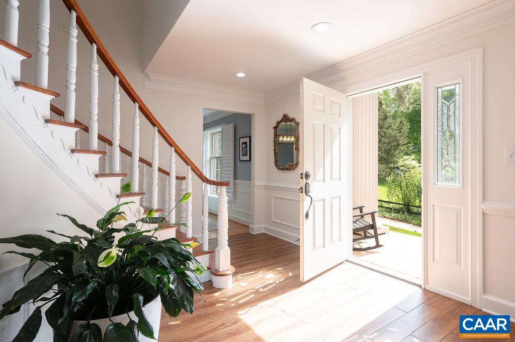 25 Bolling Circle Palmyra, VA 22963 - Photo 6 of 45 a view of an entryway with wooden floor and a plant