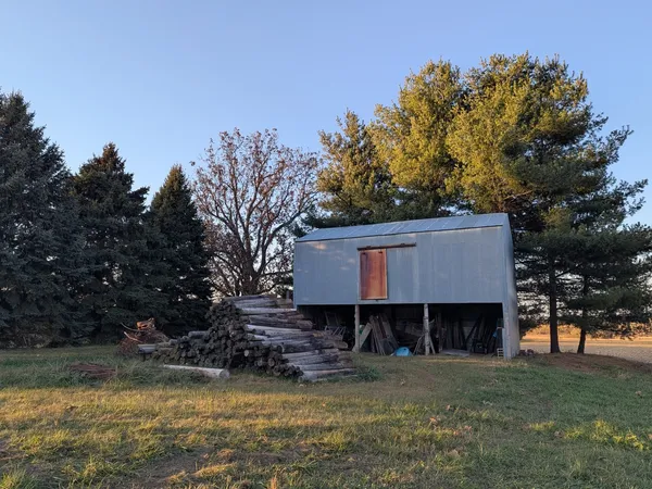 a house view with a swimming pool
