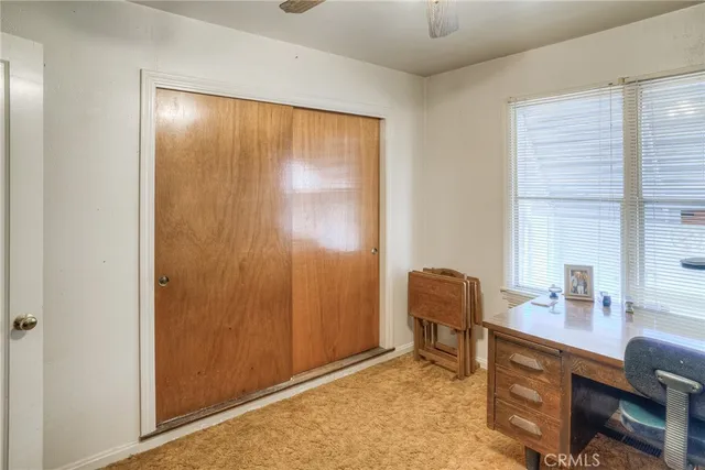 a view of workspace with a window