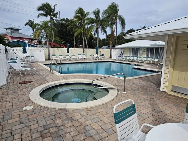 a view of outdoor space with swimming pool