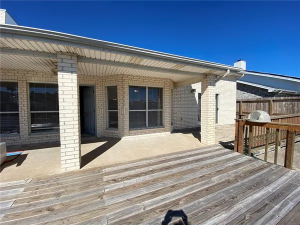 a view of deck with patio