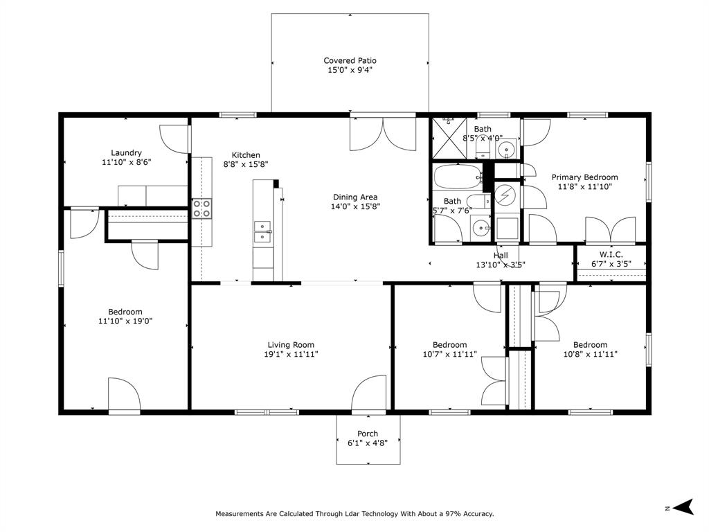 741 Southwest 9th Street Cooper, TX 75432 - Photo 36 of 36 a picture of a floor plan