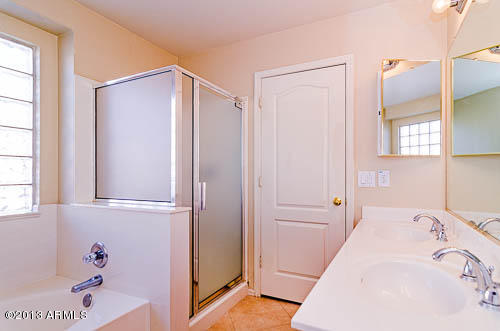 2304 East Smoke Tree Road Gilbert, AZ 85296 - Photo 9 of 17 Master Bath w/Separate Tub & Shower