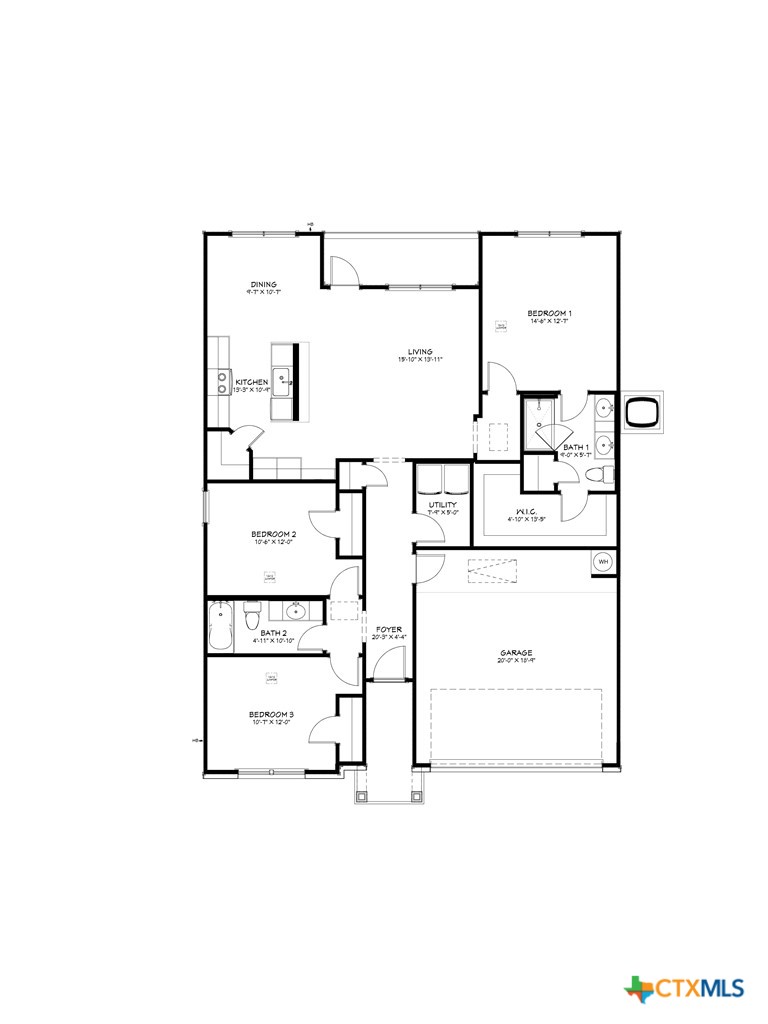8809 Ponderosa Pine Road Temple, TX 76502 - Photo 3 of 16 Floor Plan