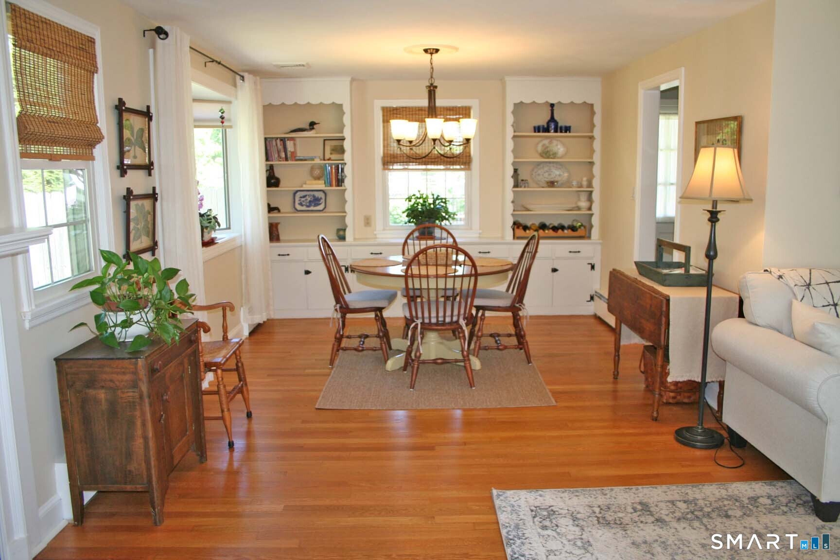 65 Prout Hill Road Middletown, CT 06457 - Photo 6 of 31 Dining room has built in bookshelves