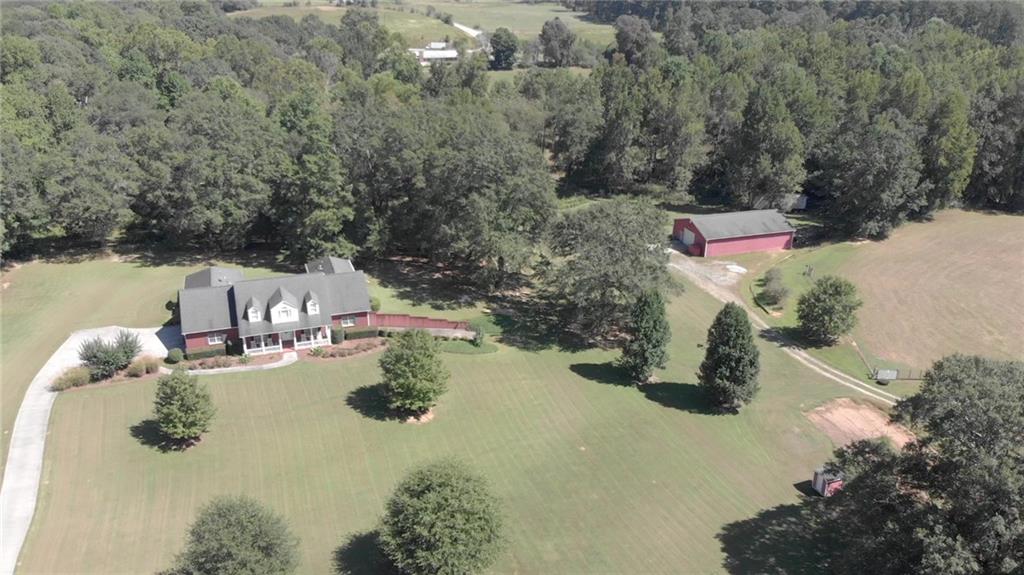 631 Pool Road Hiram, GA 30141 - Photo 1 of 1 Ariel view 2 of the home and Det. Building area of the property