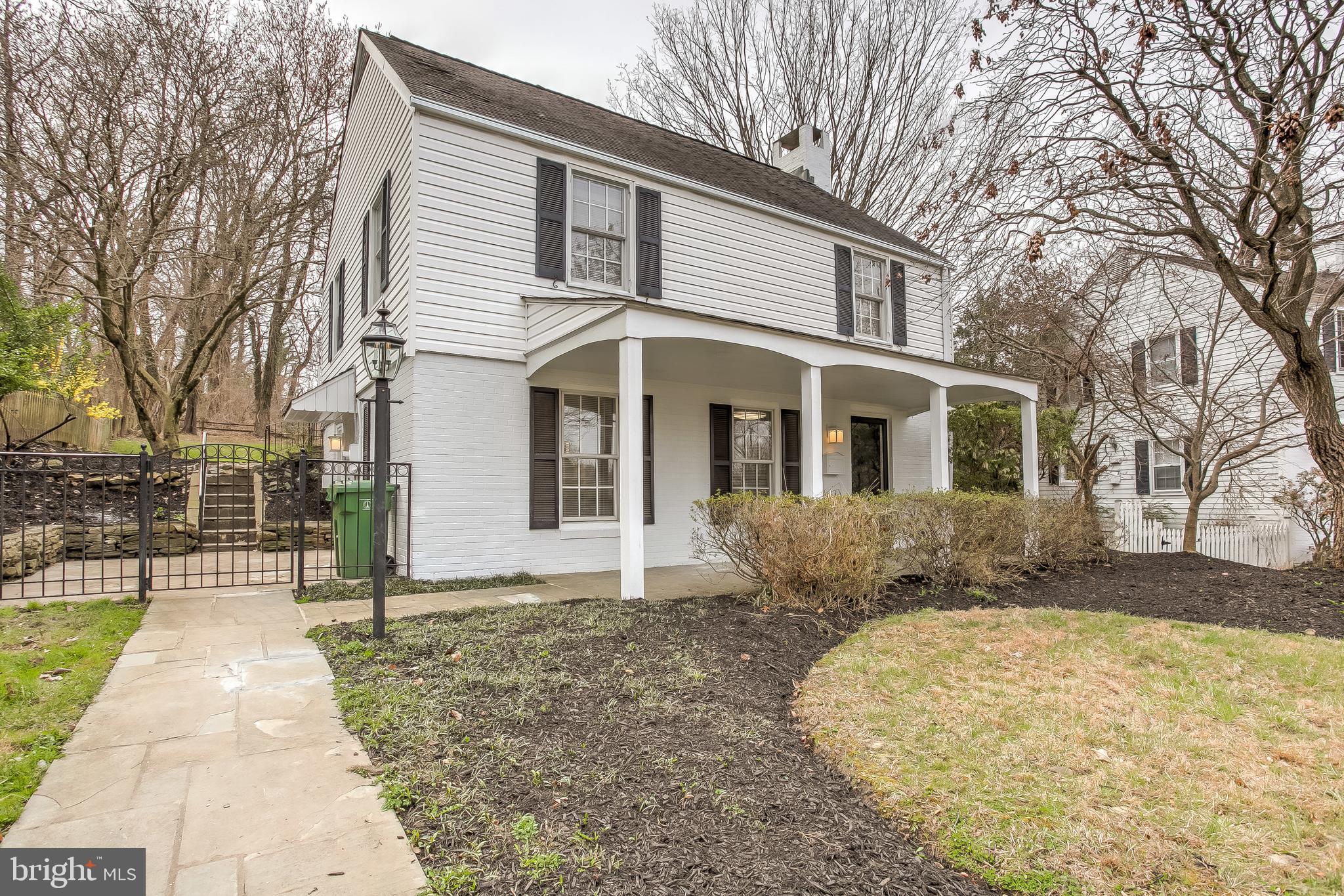 2308 Pickwick Road Baltimore, MD 21207 - Photo 31 of 40 Front View, with Front Porch & Side Patio