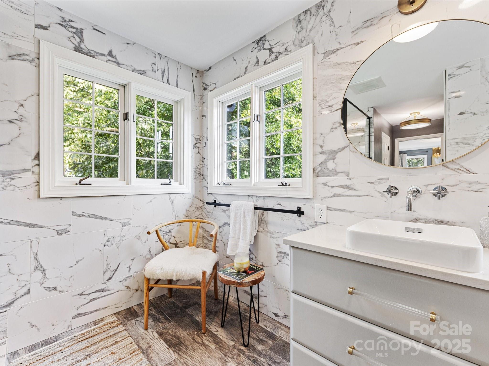 3137 Broadfield Road Charlotte, NC 28226 - Photo 21 of 42 a bathroom with a sink and a window
