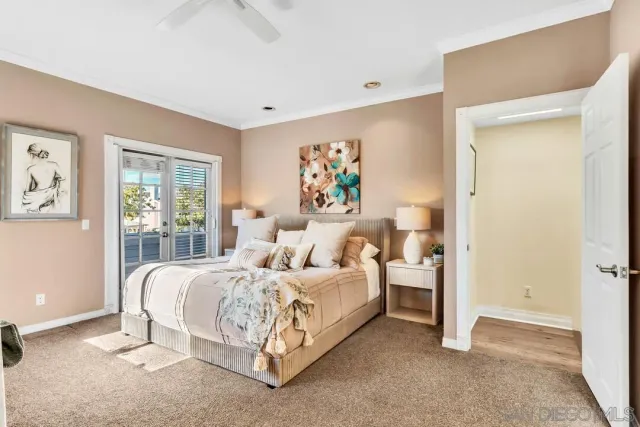 a bathroom with a sink vanity and a mirror