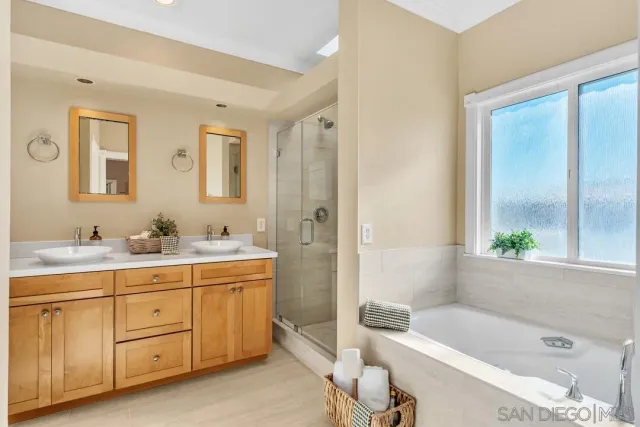 a bedroom with a bed and a walk in closet