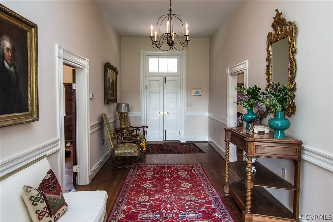 2328 Stormont Road Saluda, VA 23149 - Photo 15 of 49 Front door enters full length center hall with 11